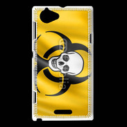 Coque Sony Xperia L Tête de mort Biohazard