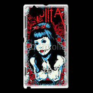 Coque Sony Xperia L Dessin femme gothique