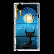 Coque Sony Xperia L Chat noir