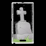 Coque Sony Xperia L Tombe