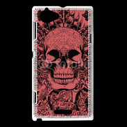 Coque Sony Xperia L Tête de mort 8