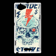 Coque Sony Xperia L Tête de Mort Thunder Strike