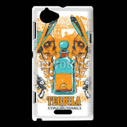 Coque Sony Xperia L Tête de Morte Tequila