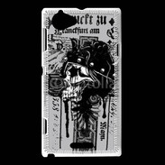 Coque Sony Xperia L Tête de Mort Frankfurt
