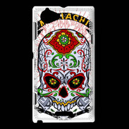 Coque Sony Xperia L Tête de Mort Mariachi