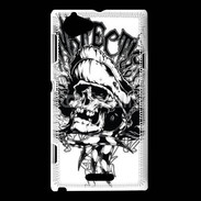 Coque Sony Xperia L Tête de mort Vie de Pirates