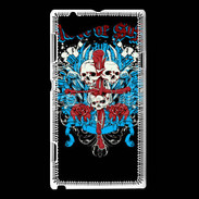 Coque Sony Xperia L Tête de Mort Believe or Suffer