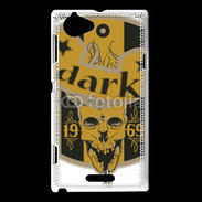 Coque Sony Xperia L Dark Tête de mort