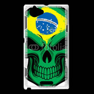 Coque Sony Xperia L Brésil Tête de Mort