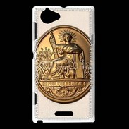 Coque Sony Xperia L Plaque étude de notaire