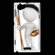 Coque Sony Xperia L Artiste peintre