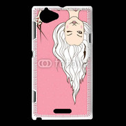 Coque Sony Xperia L Coiffeuse vintage