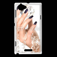 Coque Sony Xperia L Ongles esthéticienne
