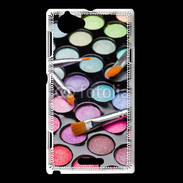 Coque Sony Xperia L Palette maquillage esthéticienne