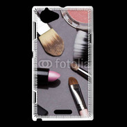 Coque Sony Xperia L Maquillage esthéticienne