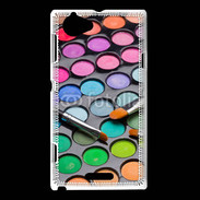 Coque Sony Xperia L Palette maquillage esthéticienne 2