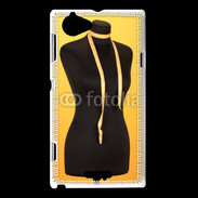 Coque Sony Xperia L Buste et mètre de couture
