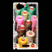 Coque Sony Xperia L Fils à couture