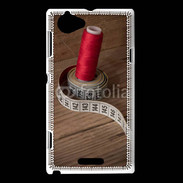 Coque Sony Xperia L Mètre de couture et bobine de fil