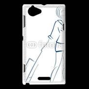 Coque Sony Xperia L Hôtesse de l'air 2