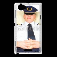 Coque Sony Xperia L Commandant de bord 2