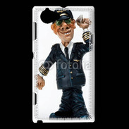 Coque Sony Xperia L Commandant de bord 4