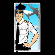 Coque Sony Xperia L Commandant de bord 5