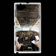 Coque Sony Xperia L Commandant de bord 6
