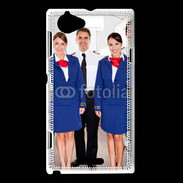 Coque Sony Xperia L Équipage aérien 