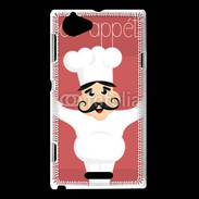 Coque Sony Xperia L Chef cuisinier