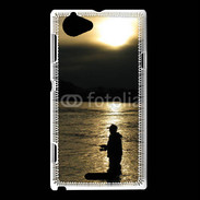Coque Sony Xperia L Pêcheur nocturne