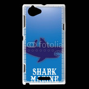 Coque Sony Xperia L Pêcheur de requin