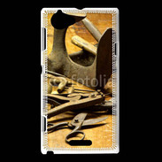 Coque Sony Xperia L Cordonnier