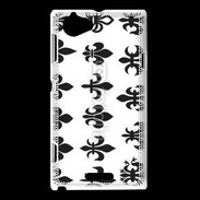 Coque Sony Xperia L Symbole Fleur de Lys 