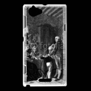 Coque Sony Xperia L Le roi de France Louis XVI en famille