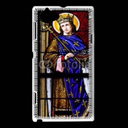 Coque Sony Xperia L Saint louis vitrail de la cathédrale de Blois