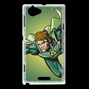 Coque Sony Xperia L Recycle Hero (with a cape)