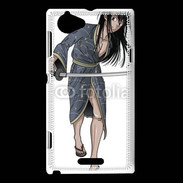 Coque Sony Xperia L Samouraï