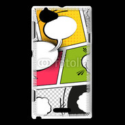 Coque Sony Xperia L Comic strip speech bubbles