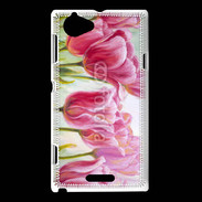 Coque Sony Xperia L Tulipes