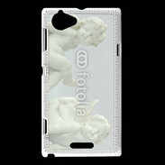 Coque Sony Xperia L Statue d'anges