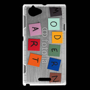 Coque Sony Xperia L Modern art