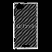 Coque Sony Xperia L Fibres de carbone