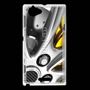 Coque Sony Xperia L Jante étrier de frein jaune