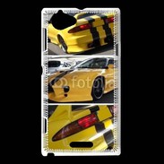 Coque Sony Xperia L Voiture jaune 6