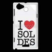 Coque Sony Xperia L J'aime les soldes