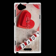 Coque Sony Xperia L Love 1