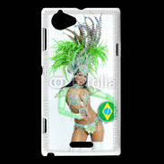 Coque Sony Xperia L Danseuse de Sambo Brésil 2
