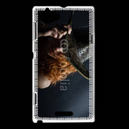 Coque Sony Xperia L Girl danse country