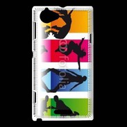 Coque Sony Xperia L Set break dancers 